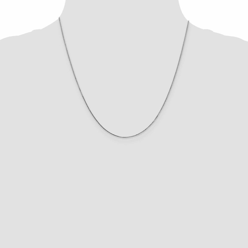 Lovely Rita's Chains 14K White Gold .8 mm Box Chain