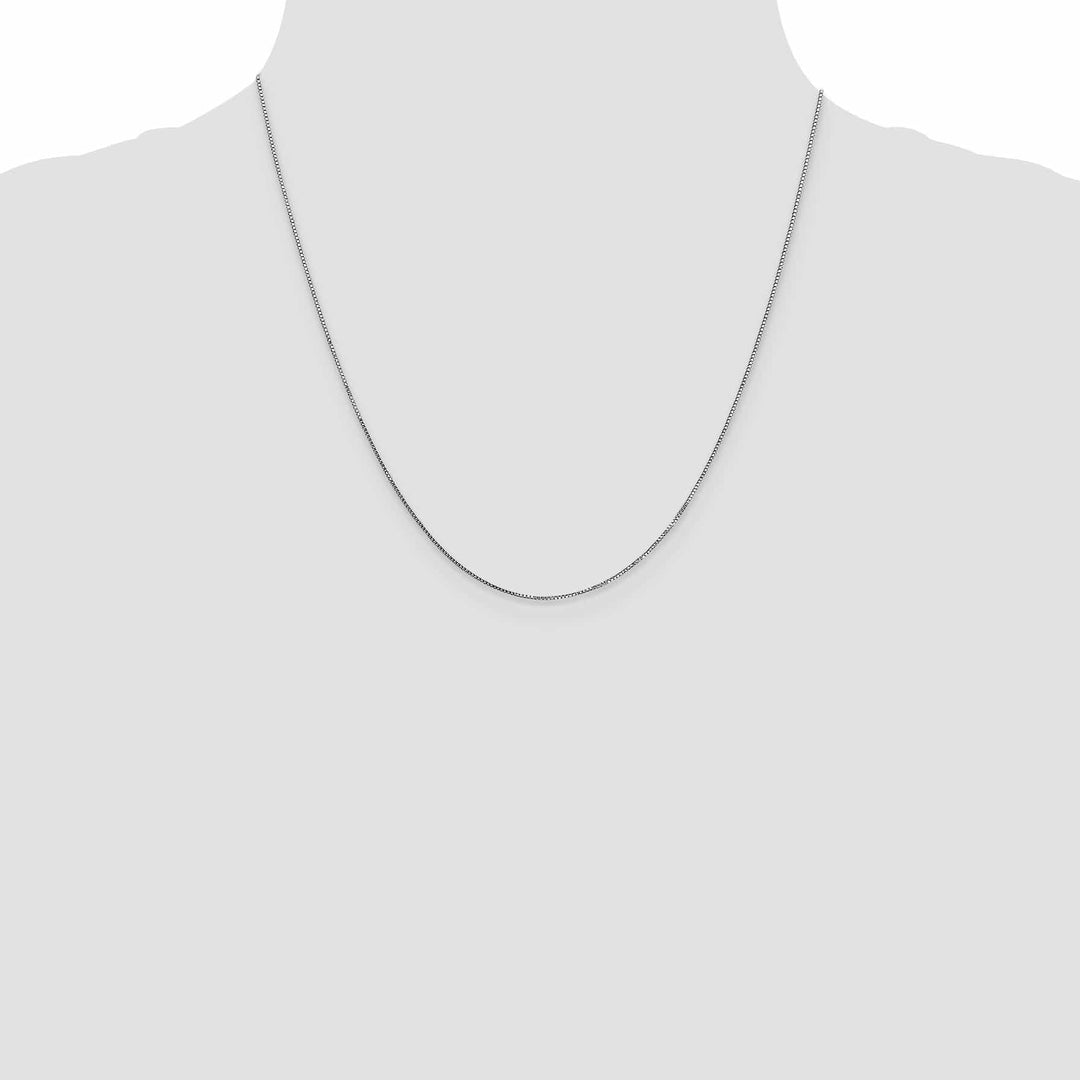 Lovely Rita's Chains 14K White Gold .8 mm Box Chain