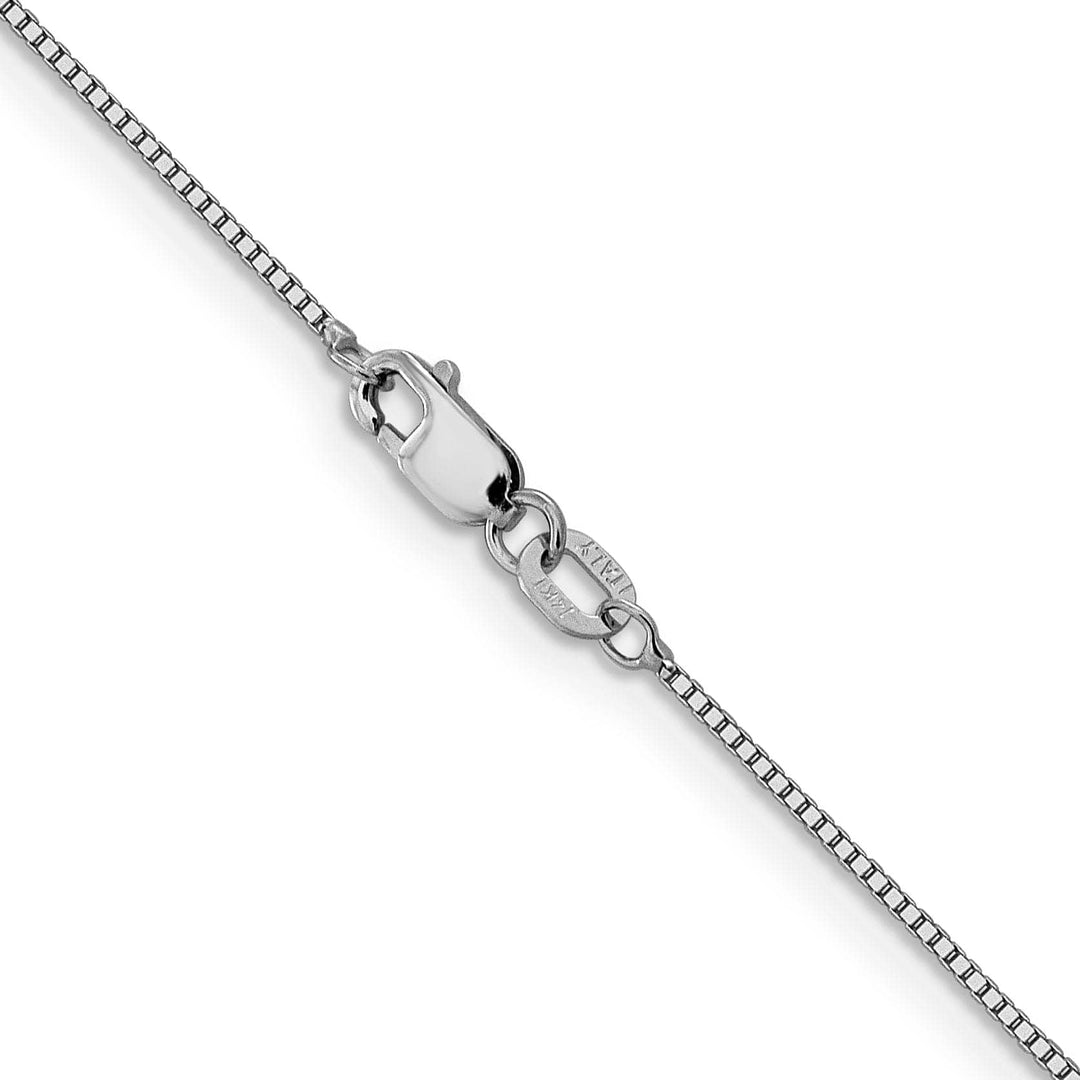 Lovely Rita's Chains 14K White Gold .8 mm Box Chain