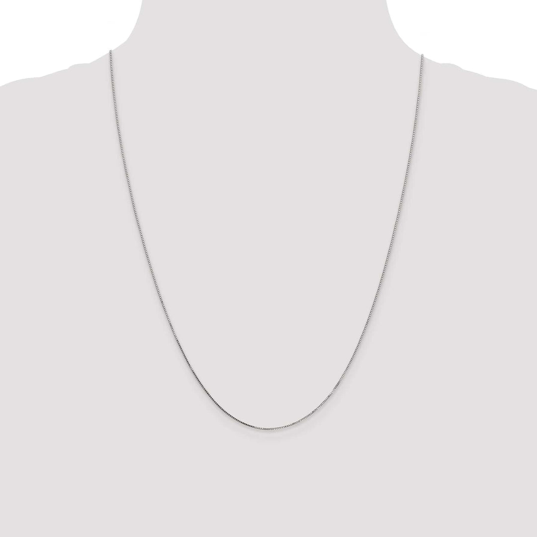 Lovely Rita's Chains 14K White Gold .8 mm Box Chain