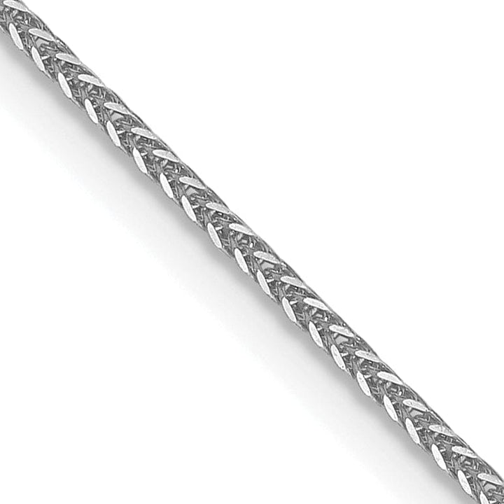 Lovely Rita's Chains 14K White Gold .8 mm D.C Quadra Wheat Chain