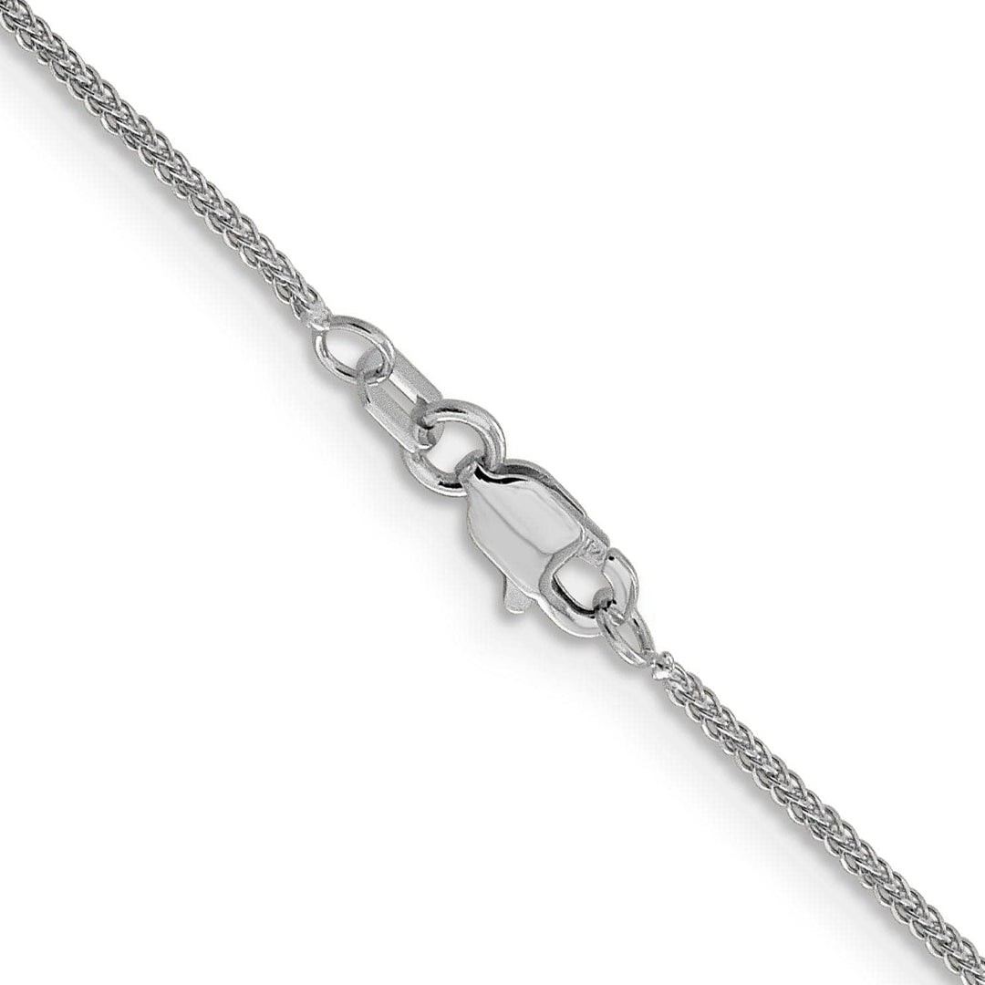 Lovely Rita's Chains 14K White Gold .8 mm D.C Quadra Wheat Chain