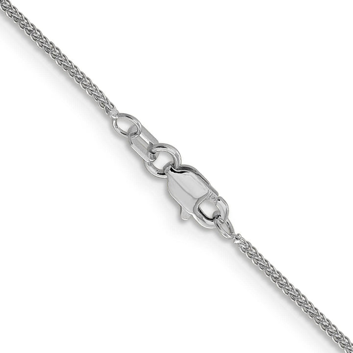 Lovely Rita's Chains 14K White Gold .8 mm D.C Quadra Wheat Chain