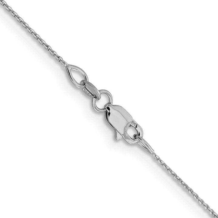 Lovely Rita's Chains 14K White Gold .80 mm Diamond Cut Cable Chain