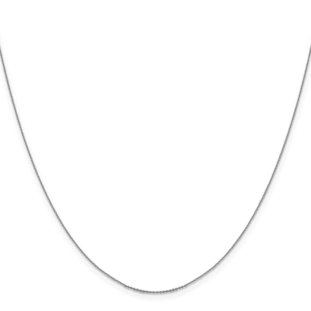 Lovely Rita's Chains 14K White Gold .80 mm Diamond Cut Cable Chain