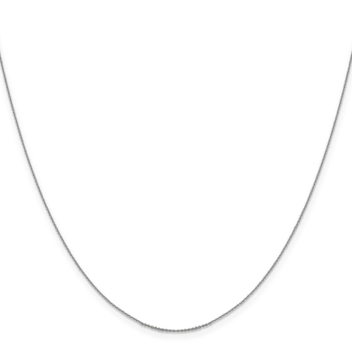 Lovely Rita's Chains 14K White Gold .80 mm Diamond Cut Cable Chain
