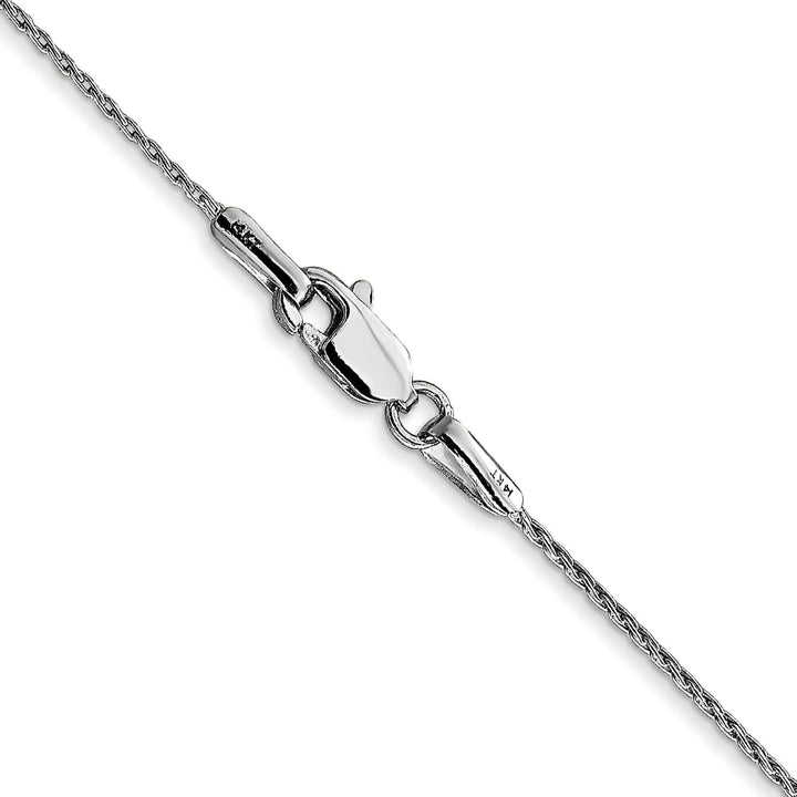 Lovely Rita's Chains 14K White Gold .80m Round Parisian Wheat Chain