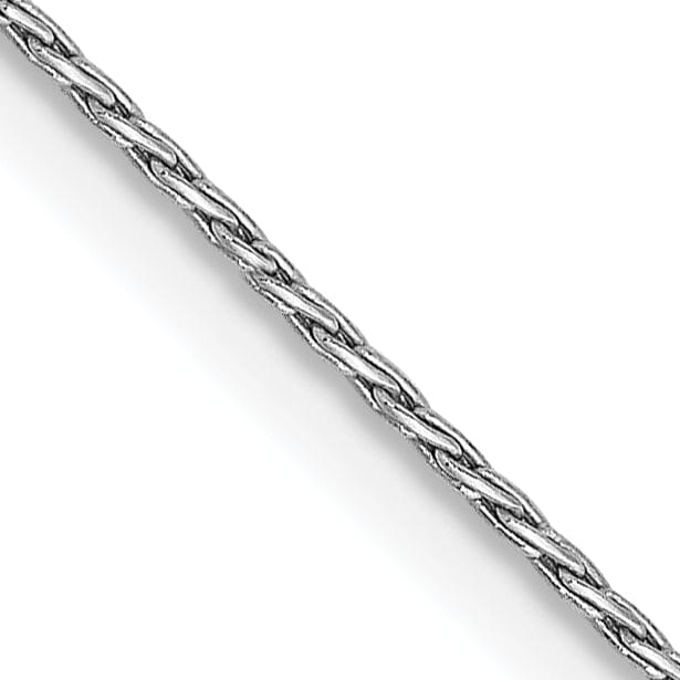 Lovely Rita's Chains 14K White Gold .80m Round Parisian Wheat Chain