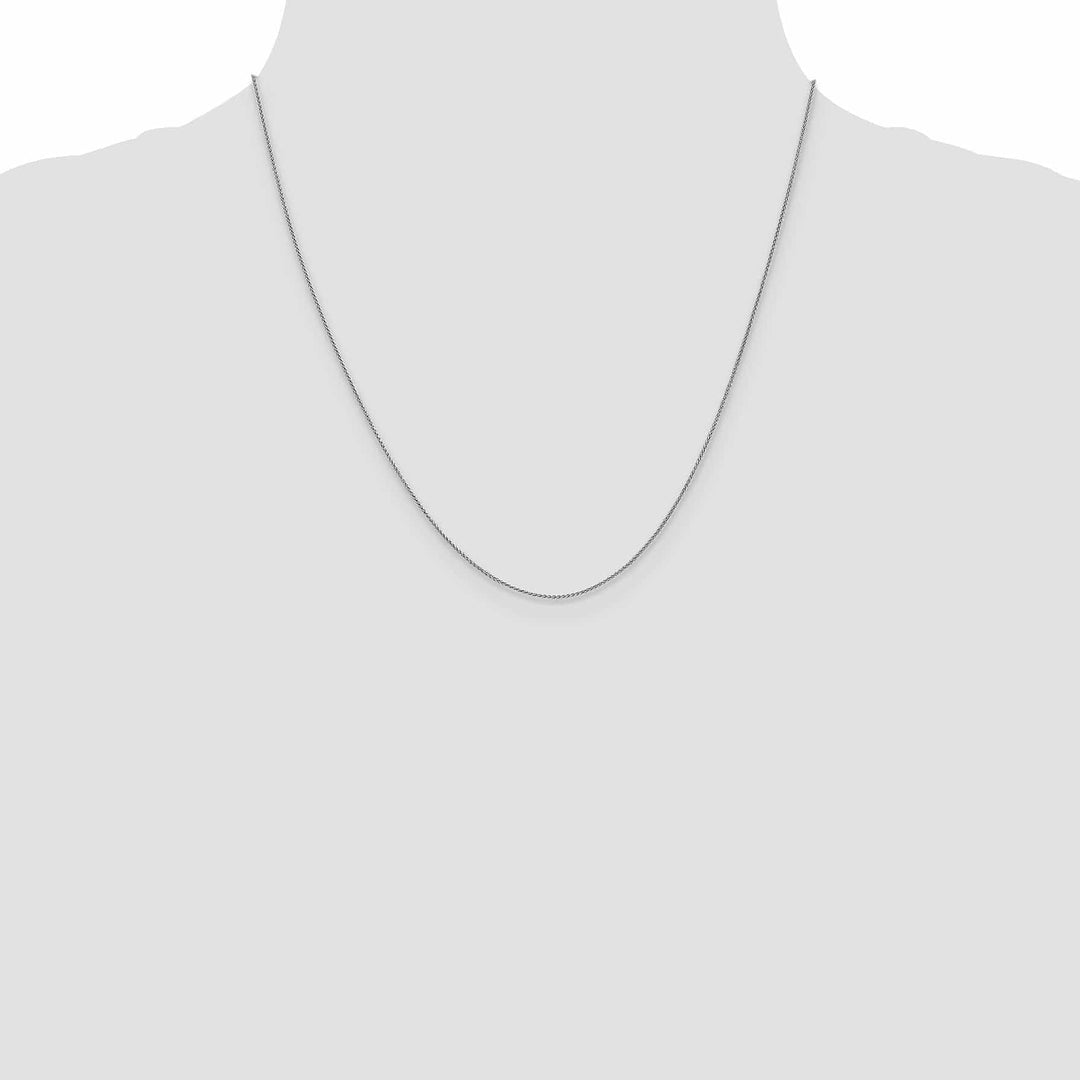 Lovely Rita's Chains 14K White Gold .8mm Baby Spiga Wheat Chain