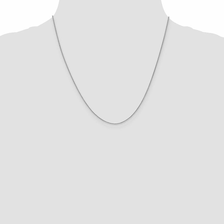 Lovely Rita's Chains 14K White Gold .8mm Baby Spiga Wheat Chain