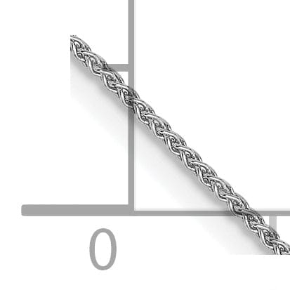Lovely Rita's Chains 14K White Gold .8mm Baby Spiga Wheat Chain