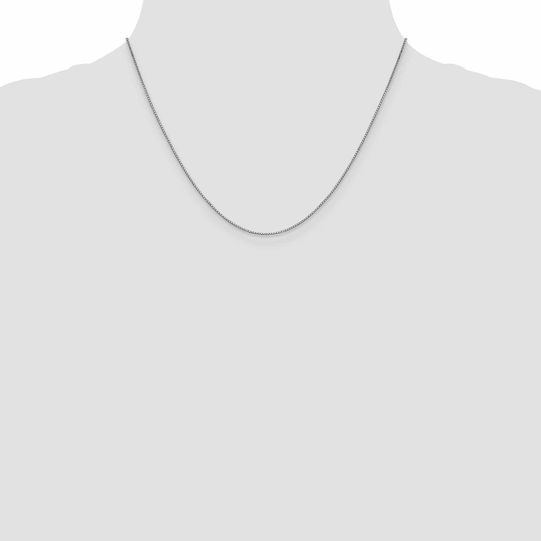 Lovely Rita's Chains 14K White Gold .9 mm Box Chain