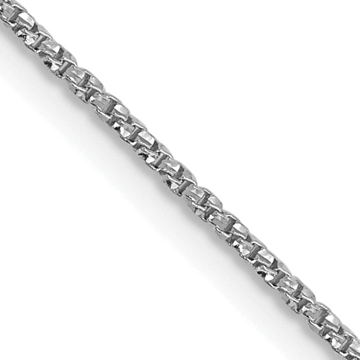 Lovely Rita's Chains 14K White Gold .9 mm D.C Twisted Box Chain