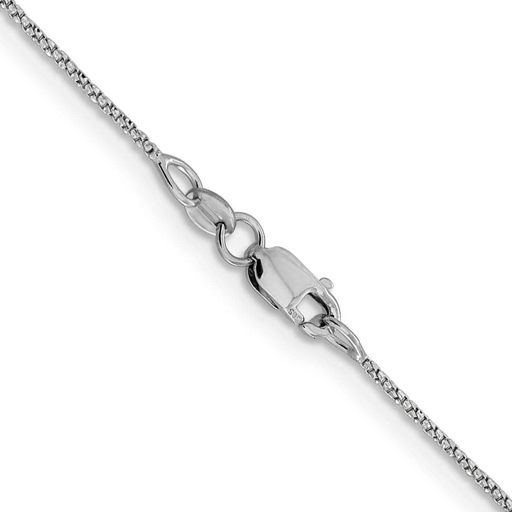 Lovely Rita's Chains 14K White Gold .9 mm D.C Twisted Box Chain.