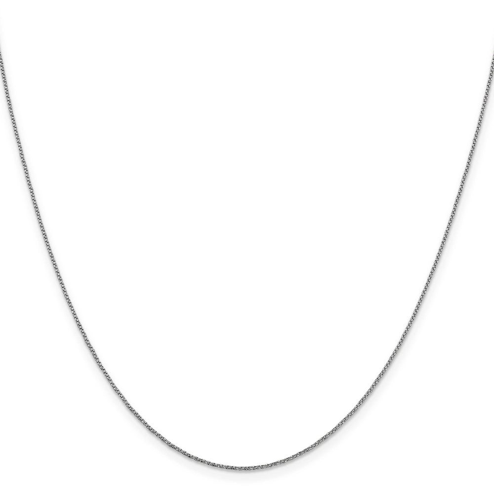 Lovely Rita's Chains 14K White Gold .9 mm D.C Twisted Box Chain.
