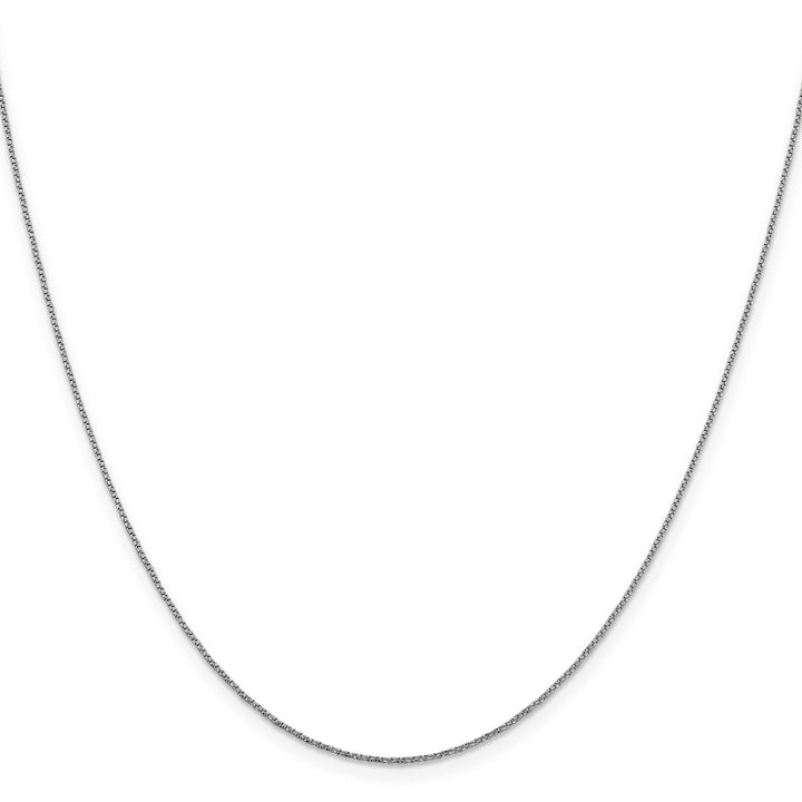 Lovely Rita's Chains 14K White Gold .9 mm D.C Twisted Box Chain.