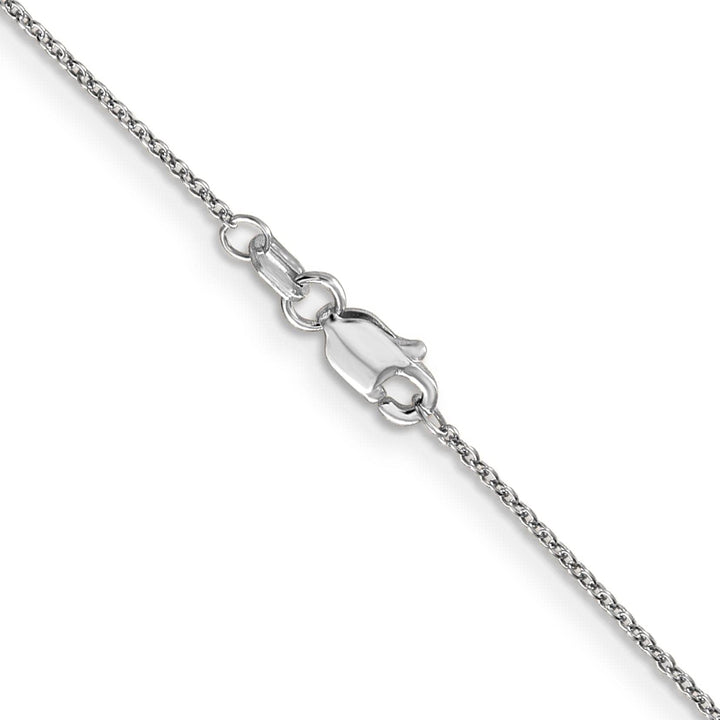 Lovely Rita's Chains 14K White Gold .9 mm Round Cable Chain