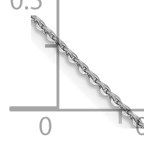 Lovely Rita's Chains 14K White Gold .90 mm Diamond Cut Cable Chain