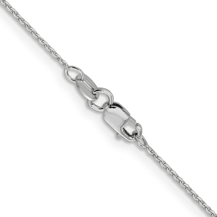 Lovely Rita's Chains 14K White Gold .90 mm Diamond Cut Cable Chain