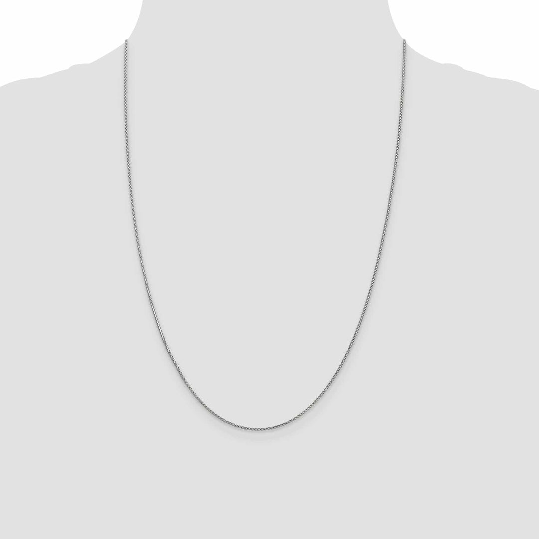 Lovely Rita's Chains 14K White Gold .95 mm D.C Open Franco Chain