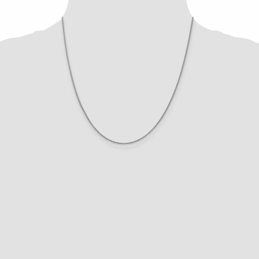 Lovely Rita's Chains 14K White Gold .95 mm D.C Open Franco Chain