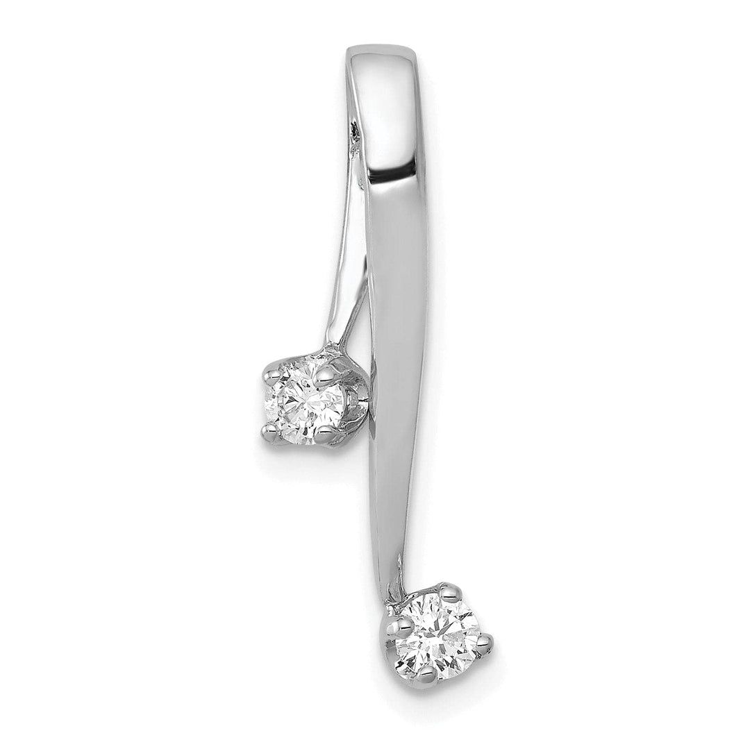 Lovely Rita's Chains 14k White Gold Diamond Chain Slide
