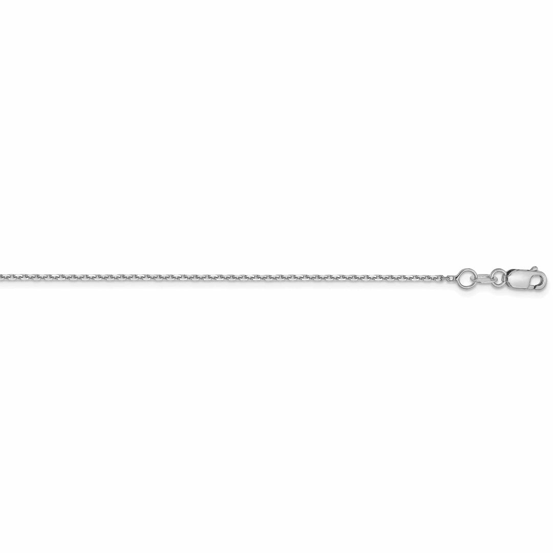 Lovely Rita's Chains 14K White Gold Diamond Cut Cable Chain