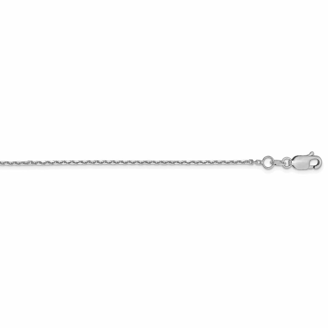 Lovely Rita's Chains 14K White Gold Diamond Cut Cable Chain