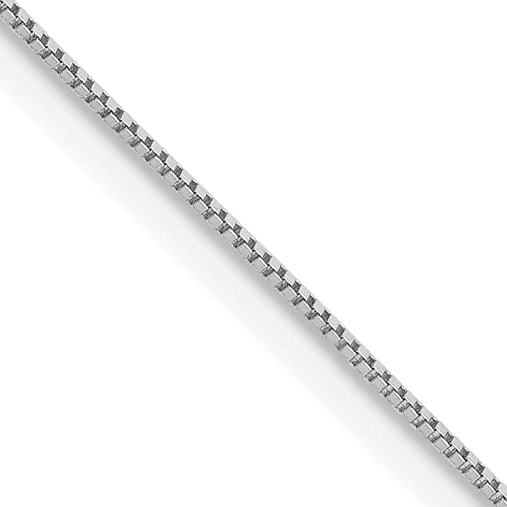 Lovely Rita's Chains 14k White Gold Polished 0.50m Carded Box Chain