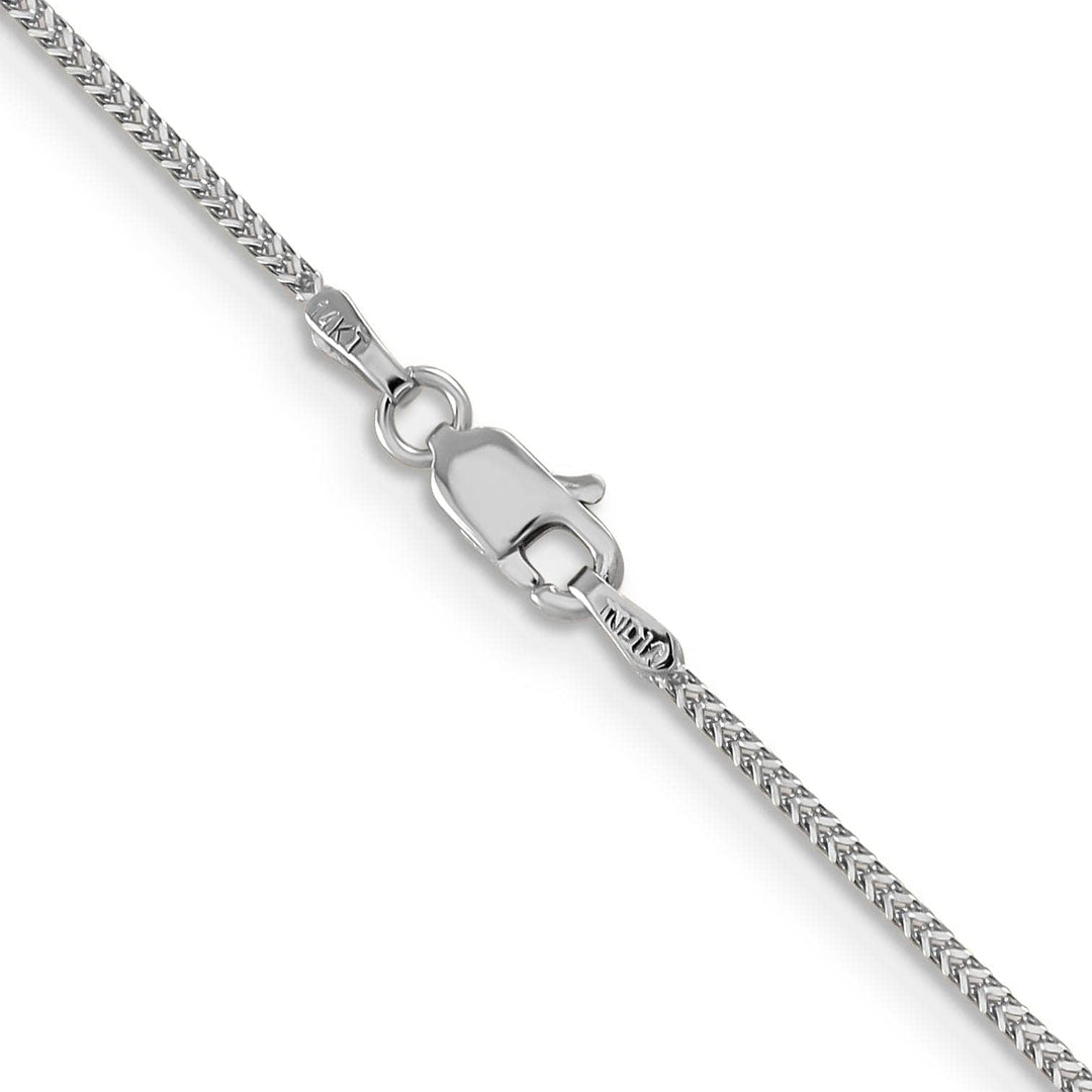 Lovely Rita's Chains 14k White Gold Polished 0.90mm Franco Chain