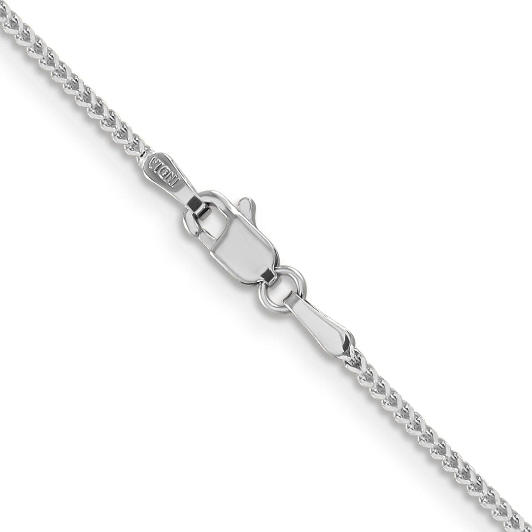 Lovely Rita's Chains 14k White Gold Polished 1.00mm Franco Chain