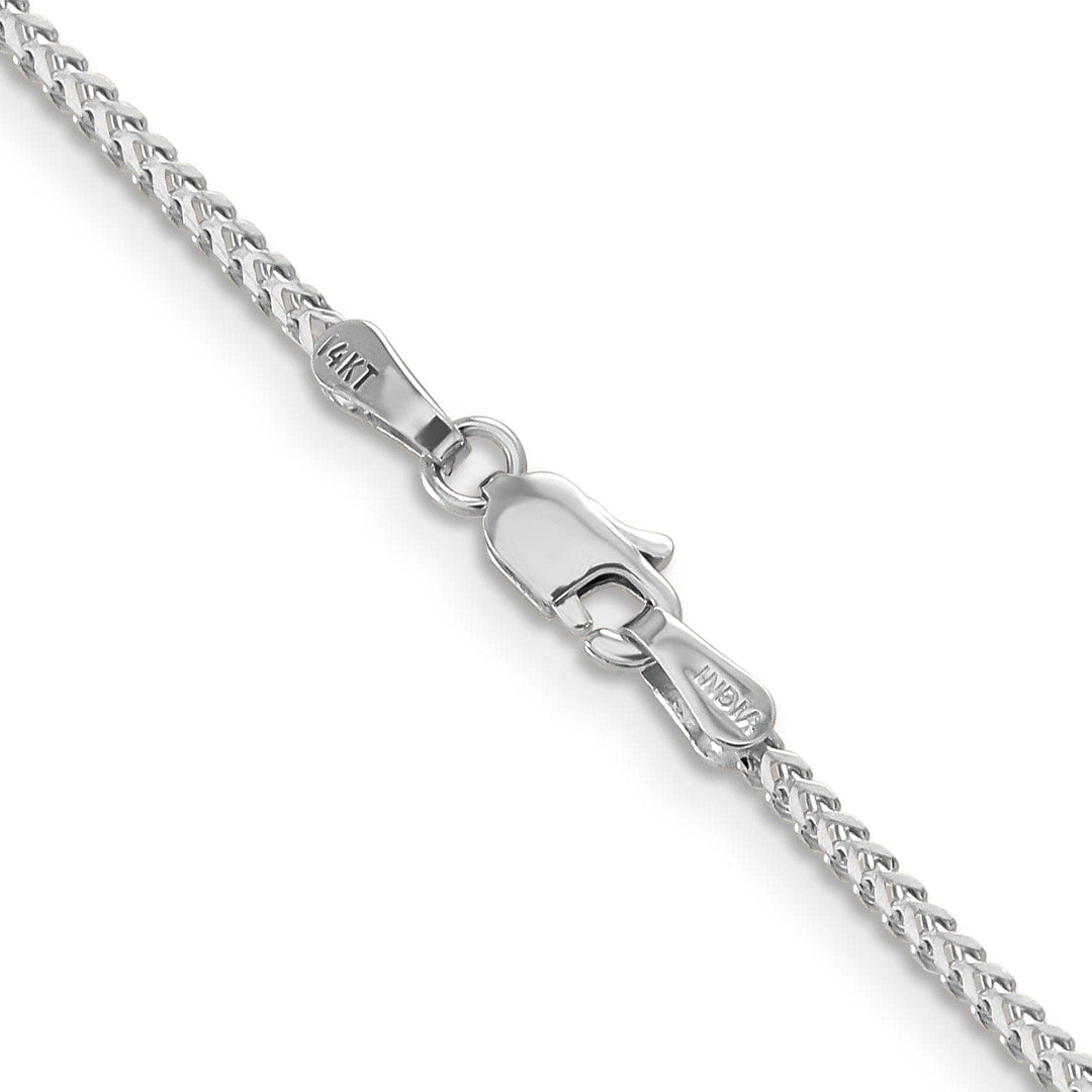 Lovely Rita's Chains 14k White Gold Polished 1.30mm Franco Chain
