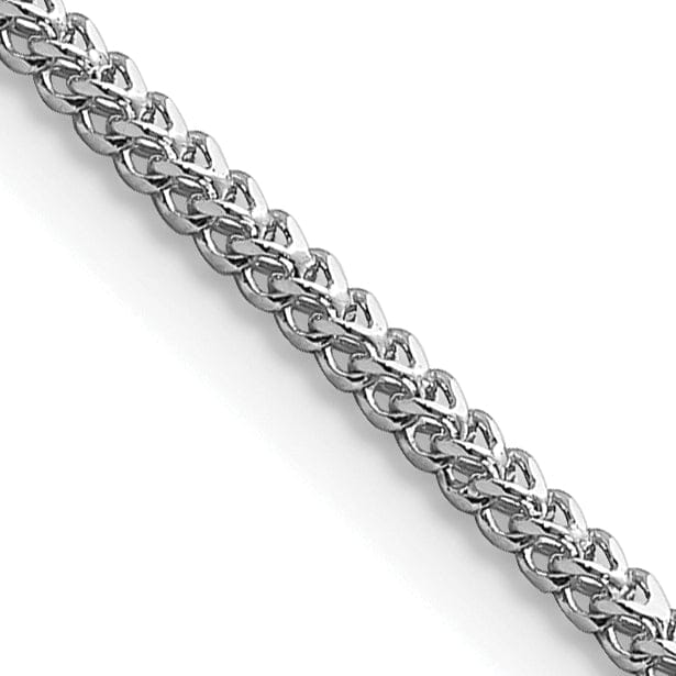 Lovely Rita's Chains 14k White Gold Polished 1.30mm Franco Chain