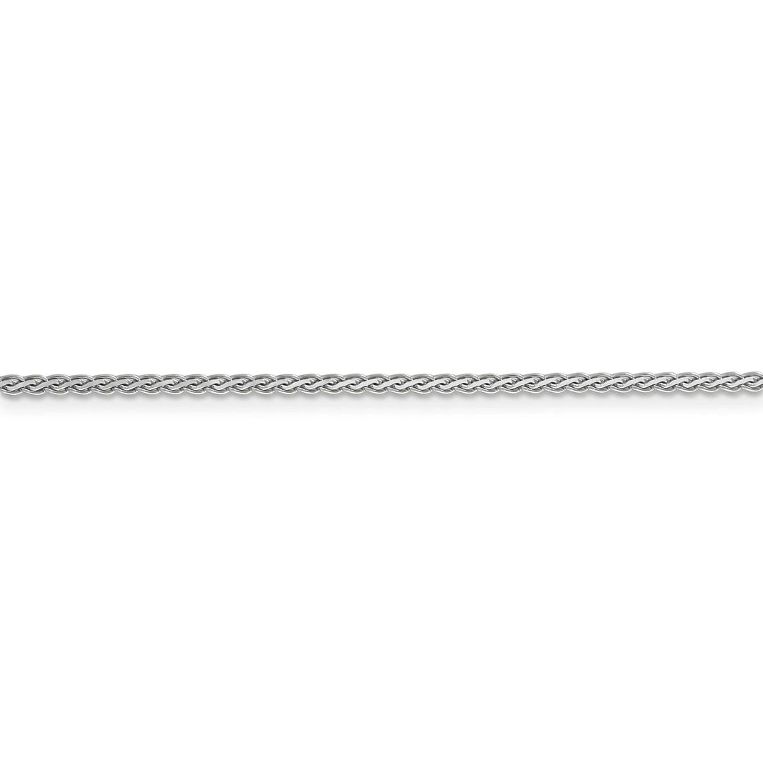 Lovely Rita's Chains 14k White Gold Polished 1.80m Flat Wheat Chain