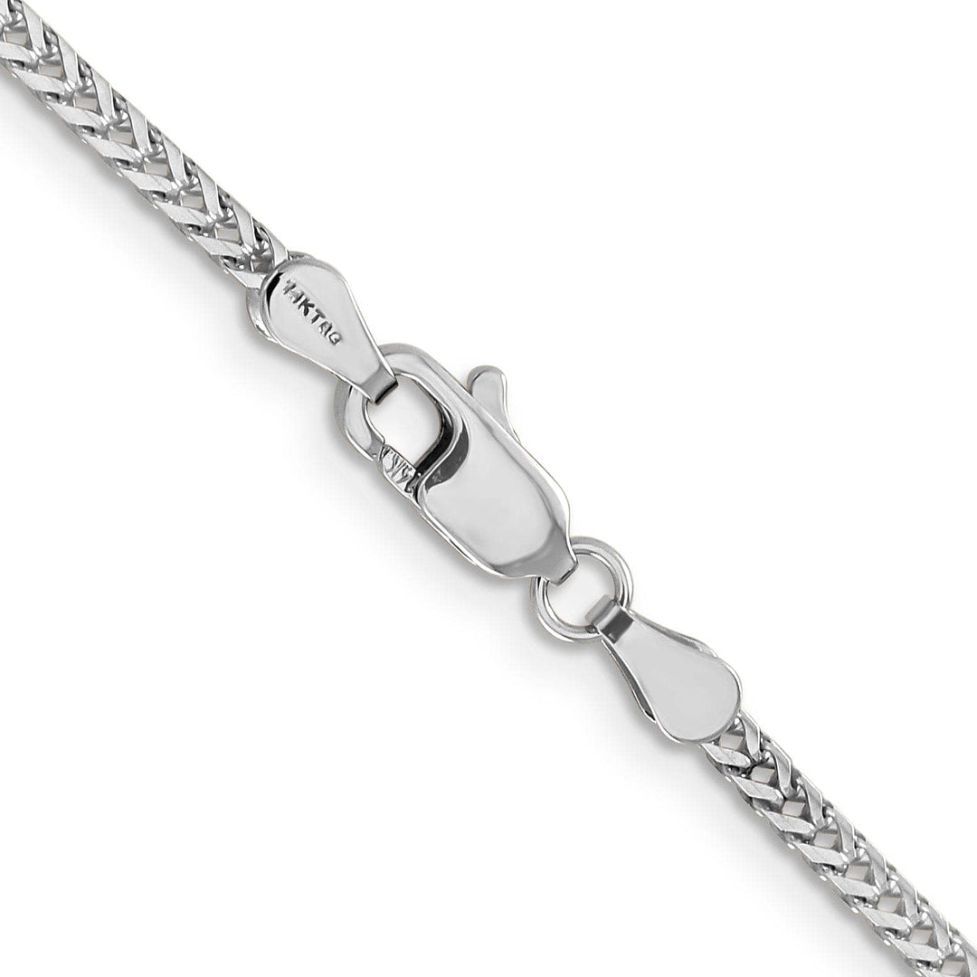 Lovely Rita's Chains 14k White Gold Polished 2.00mm Franco Chain