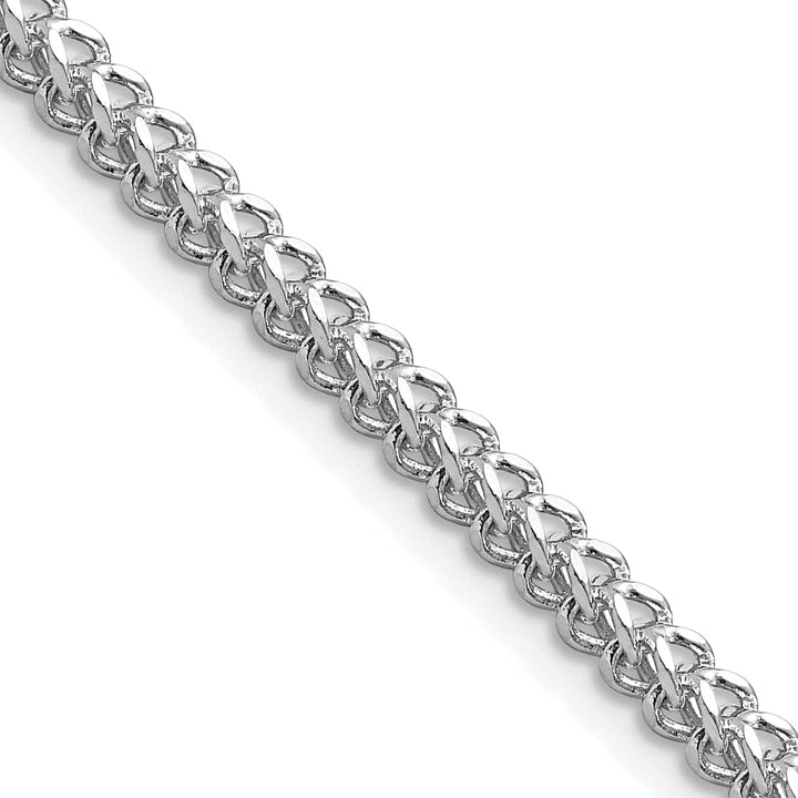 Lovely Rita's Chains 14k White Gold Polished 2.50mm Franco Chain