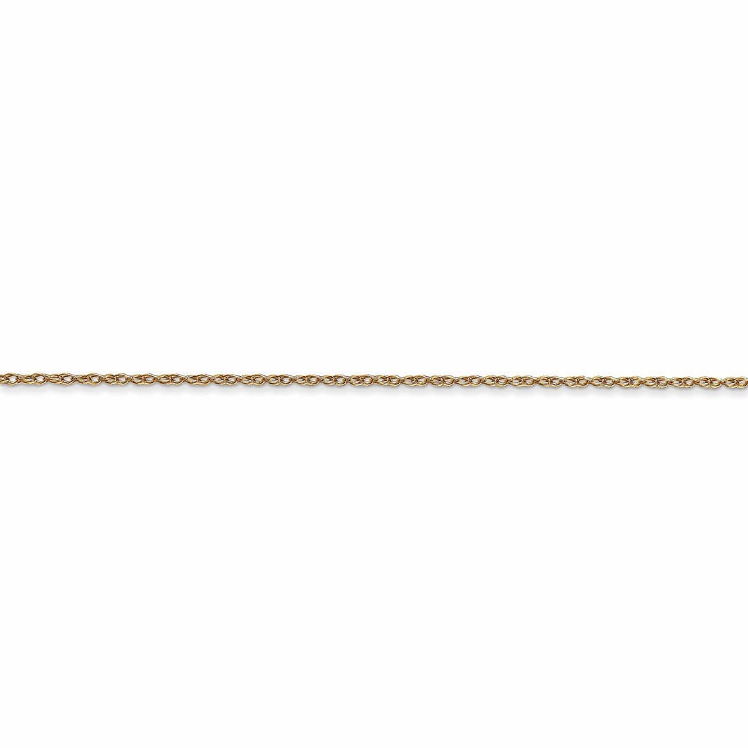 Lovely Rita's Chains 14k Yellow Gold 0.70mm Carded Cable Rope Chain