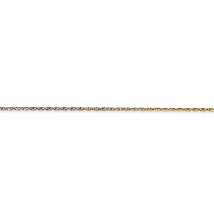 Lovely Rita's Chains 14k Yellow Gold 0.70mm Carded Cable Rope Chain