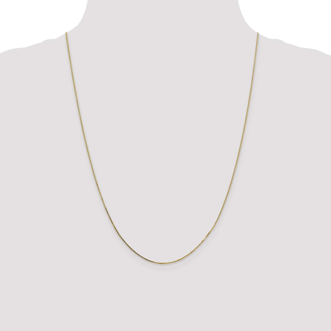 Lovely Rita's Chains 14k Yellow Gold 0.70mm Polish Solid Box Chain