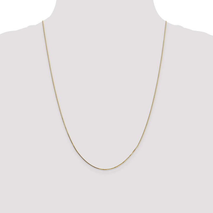 Lovely Rita's Chains 14k Yellow Gold 0.70mm Polish Solid Box Chain
