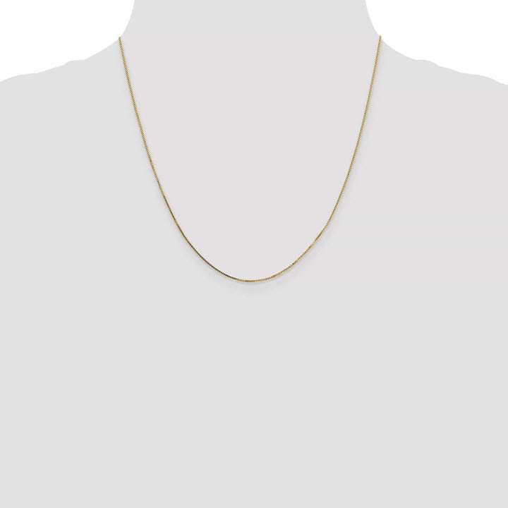 Lovely Rita's Chains 14k Yellow Gold 0.70mm Polish Solid Box Chain