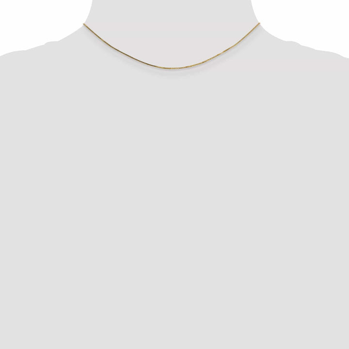 Lovely Rita's Chains 14k Yellow Gold 0.70mm Polish Solid Box Chain