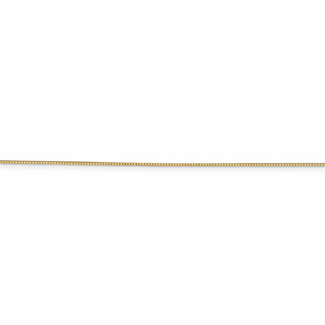 Lovely Rita's Chains 14k Yellow Gold 0.70mm Polish Solid Box Chain