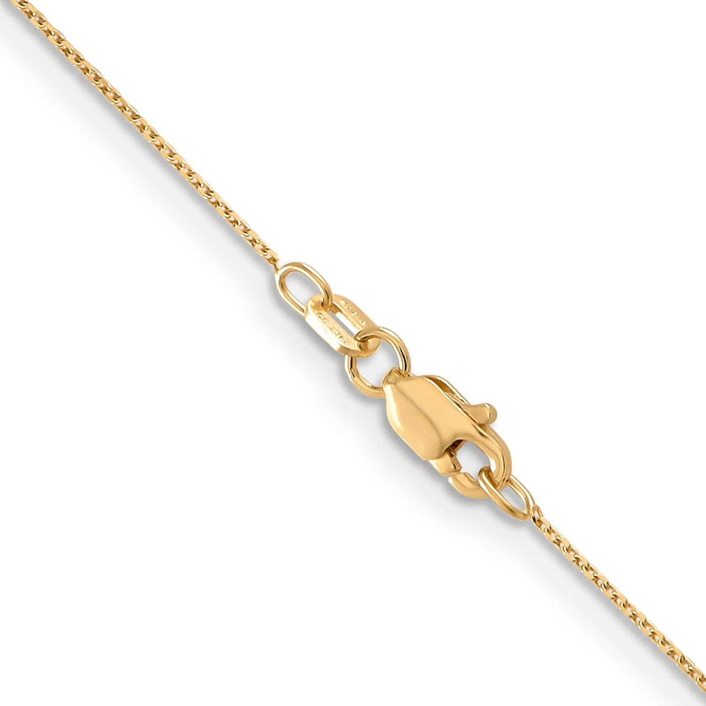 Lovely Rita's Chains 14k Yellow Gold 0.75mm Round Link Cable Chain
