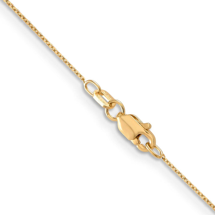 Lovely Rita's Chains 14k Yellow Gold 0.75mm Round Link Cable Chain