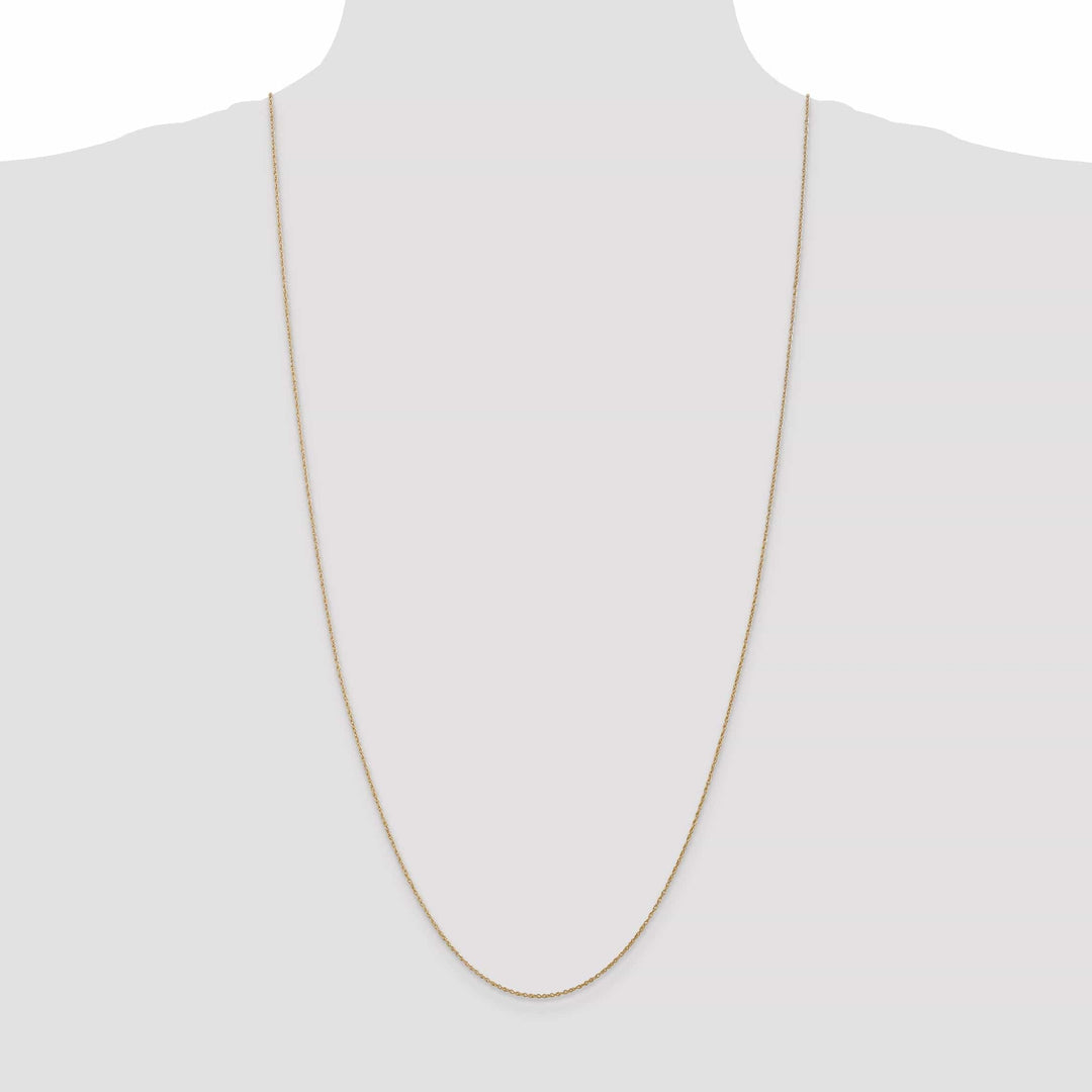 Lovely Rita's Chains 14k Yellow Gold 0.80-mm wide Light Baby Rope Chain