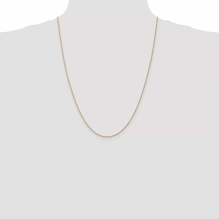 Lovely Rita's Chains 14k Yellow Gold 0.80-mm wide Light Baby Rope Chain