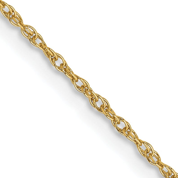 Lovely Rita's Chains 14k Yellow Gold 0.80-mm wide Light Baby Rope Chain