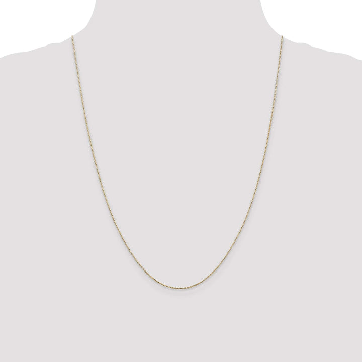 Lovely Rita's Chains 14k Yellow Gold 0.80mm Solid D.C Cable Chain