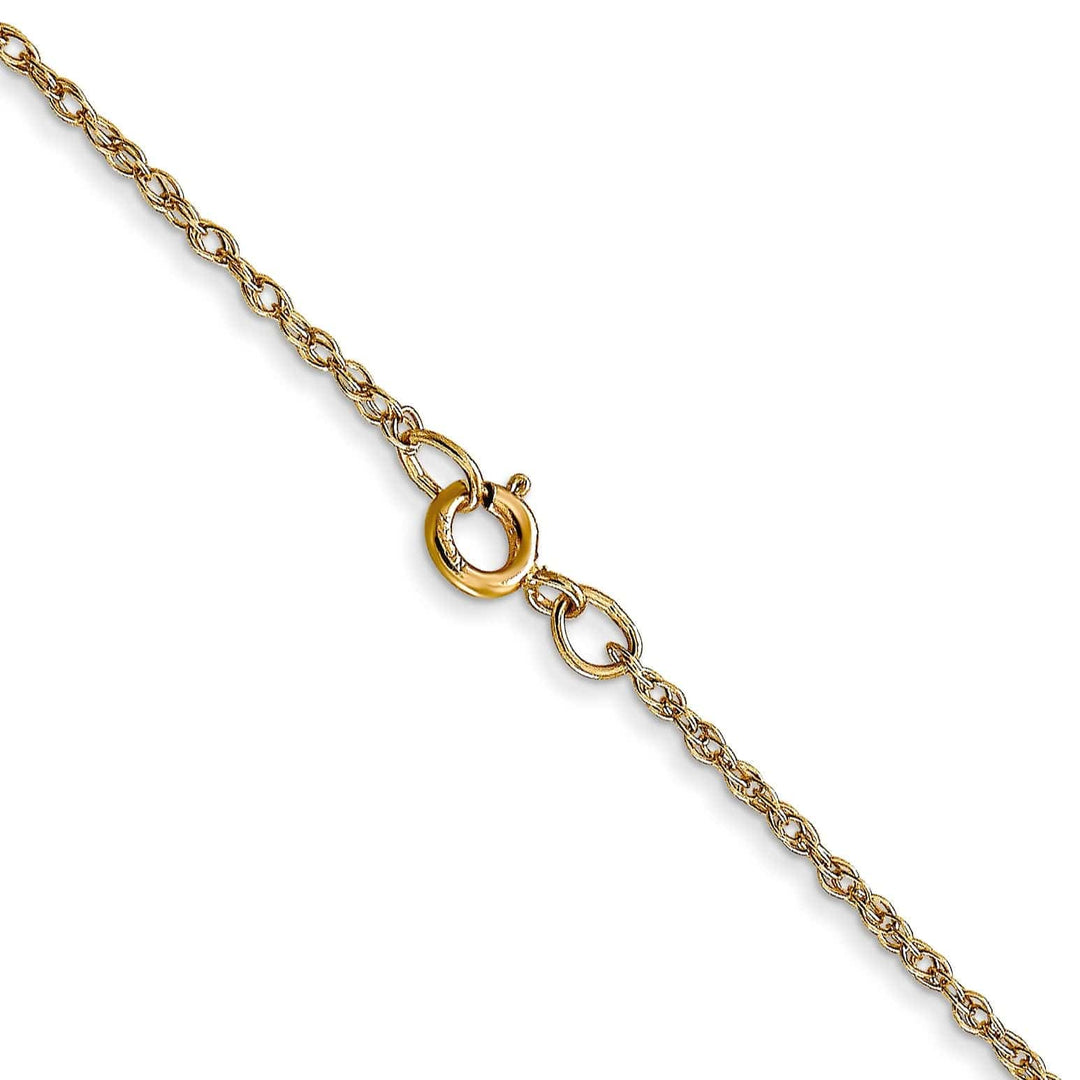 Lovely Rita's Chains 14K Yellow Gold 0.95mm Carded Cable Rope Chain